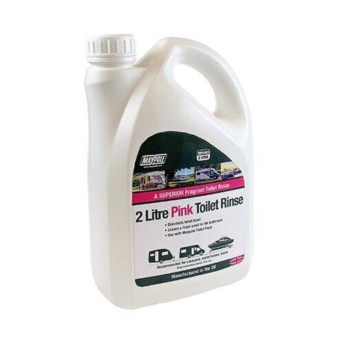 Eco Friendly Chemical Toilet Fluid & Rinse 2L Twin Pack for Caravan & Motorhome Maypole - Dynamic Drive