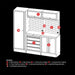 Draper BUNKER Modular Storage Combo with Stainless Steel Worktop (11 Piece) Draper - Dynamic Drive
