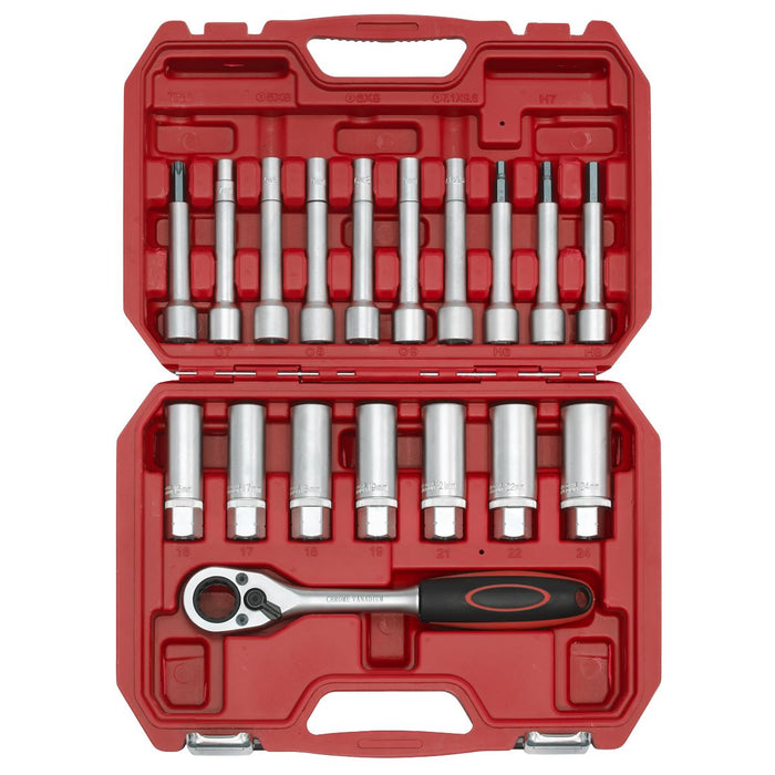 Sealey Shock Absorber Strut Nut Kit 18pc VS0331 Sealey - Dynamic Drive
