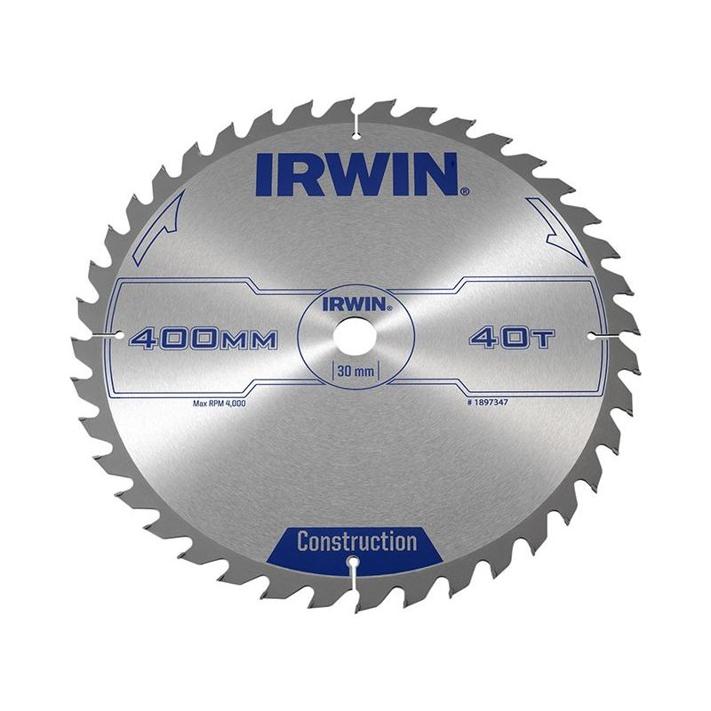 Irwin® General Purpose Table & Mitre Saw Blade 400 x 30mm x 40T ATB IRWIN® - Dynamic Drive