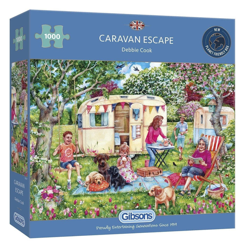 Jigsaw - Gibsons Caravan Escape 1000 Pieces G6271 Gibsons - Dynamic Drive