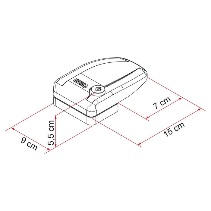 Fiamma Safe Door Frame Grey (08022-01G) Fiamma - Dynamic Drive