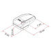 Fiamma Safe Door Frame Grey (08022-01G) Fiamma - Dynamic Drive