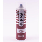 12X PMA Clear Lacquer 500ml Spray Paint Gloss High Coverage Clear Lacquer PMA - Dynamic Drive