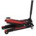 Sealey Trolley Jack 3tonne Rocket Lift Red 3040AR Sealey  - Dynamic Drive