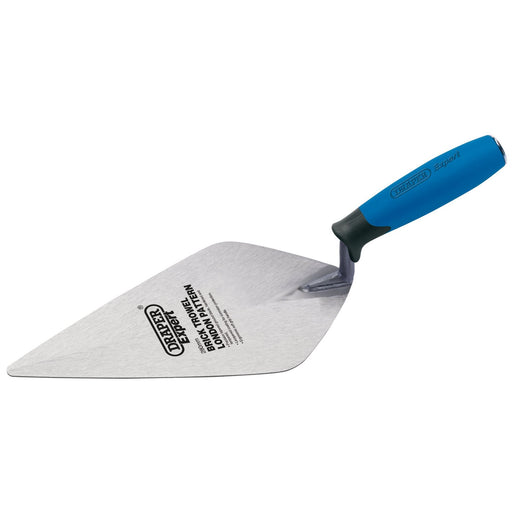 Draper Soft Grip Stainless Steel London Pattern Brick Trowel, 275mm 82148 Draper - Dynamic Drive