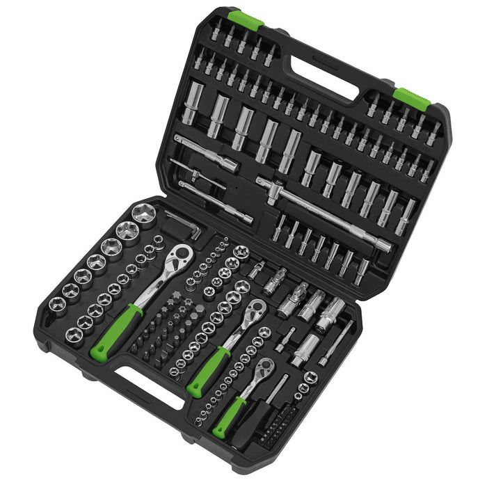 Sealey Socket Set 171pc 1/4", 3/8" & 1/2"Sq Drive WallDrive® Metric Sealey  - Dynamic Drive