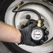 Sealey Tyre Pressure Gauge with Clip-On Chuck 0-7bar(0-100psi) TST/PG6 Sealey - Dynamic Drive