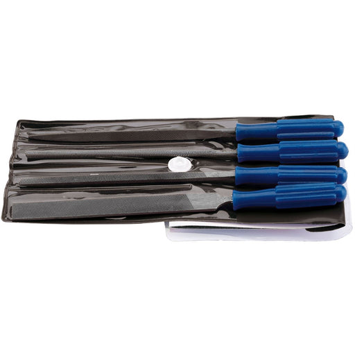 Draper Warding File Set with Handles, 100mm (4 Piece) 14184 Draper - Dynamic Drive