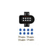 Connect for VW Electrical Female Connector 2.8mm 8 Pin Kit 85pc 37386 Tool Connection - Dynamic Drive