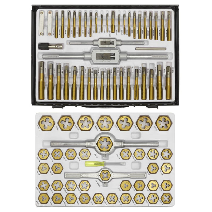 Sealey Metric & SAE/Imperial Hexagonal Tap & Die Set 86pc AK3086HIM Sealey - Dynamic Drive