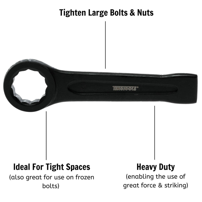 Teng Tools Ring End Slogging Wrench Metric 70mm Teng Tools - Dynamic Drive