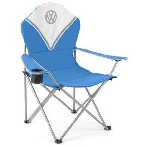 Vw Deluxe Padded Camping Chair Blue OL0194 VW - Dynamic Drive