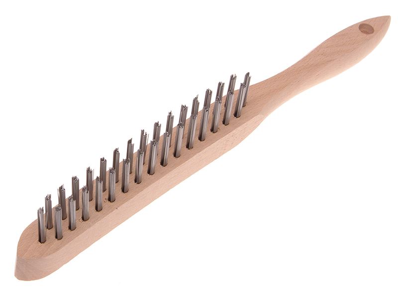 Faithfull 680/2 Heavy-Duty Scratch Brush - 2 Row Faithfull - Dynamic Drive