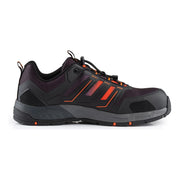 Scruffs Air Safety Trainer Black/Orange Size 7 / 41 Scruffs - Dynamic Drive