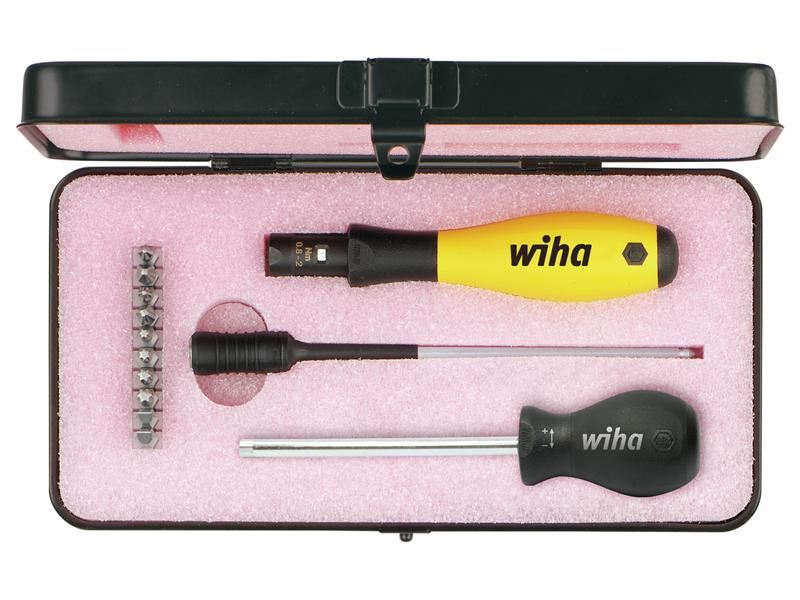 Wiha TorqueVario®-S ESD Screwdriver Set, 14 Piece (inc. Case) Wiha - Dynamic Drive
