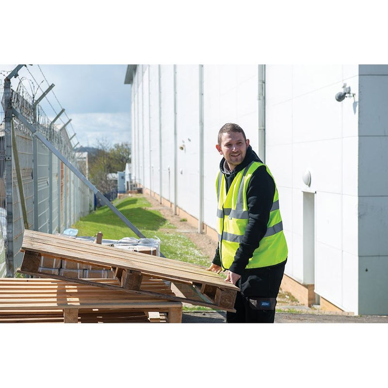 Tough Grit Hi-Vis Vest Yellow L Tough Grit - Dynamic Drive