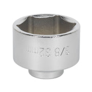 Sealey Low Profile Oil Filter Socket 32mm 3/8"Sq Drive SX113 Sealey - Dynamic Drive