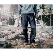 Scruffs Worker Trousers Navy 30S Scruffs - Dynamic Drive