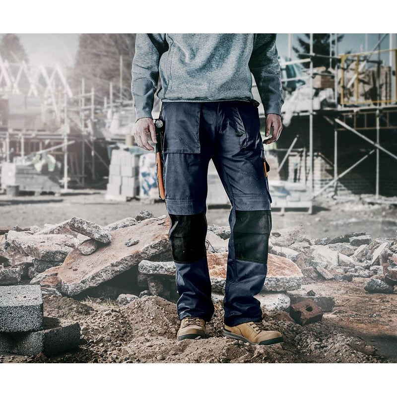 Scruffs Worker Trousers Navy 30S Scruffs - Dynamic Drive