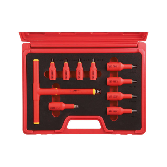 Laser Insulated Socket Hex Bit Set 10pc 8561 Laser - Dynamic Drive