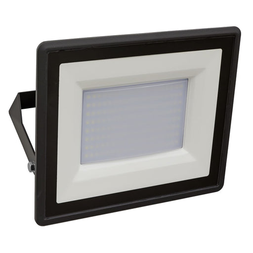 Sealey Extra Slim Floodlight with Wall Bracket 100W SMD LED Sealey  - Dynamic Drive