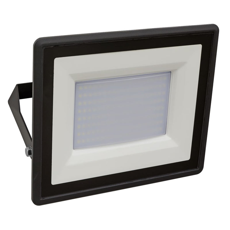 Sealey Extra Slim Floodlight with Wall Bracket 100W SMD LED LED115 Sealey - Dynamic Drive