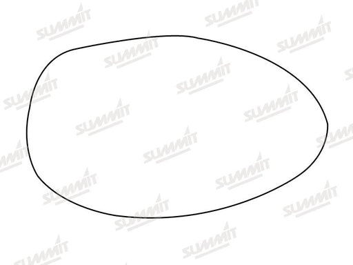 Summit Stick-On Standard Mirror Glass fits Alfa 147 LHS Summit - Dynamic Drive