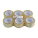 Connect General Purpose Clear Parcel Tape 48mm x 66m 6pc 35211 Tool Connection - Dynamic Drive