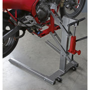 Sealey Single Post Hydraulic Motorcycle Lift 450kg Capacity MCL500 Sealey - Dynamic Drive