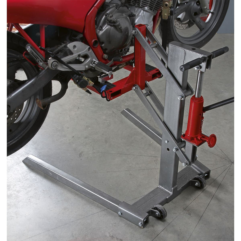 Sealey Single Post Hydraulic Motorcycle Lift 450kg Capacity MCL500 Sealey - Dynamic Drive