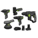 Sealey 5 x SV10.8 Series Cordless Combo Kit 10.8V - 2 Batteries CP108VCOMBO7 Sealey - Dynamic Drive