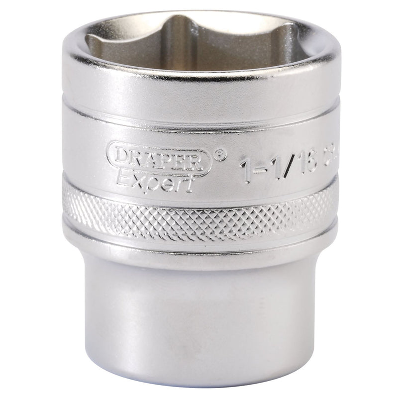 Draper 6 Point Imperial Socket, 1/2" Sq. Dr., 1.1/16" 16635 Draper - Dynamic Drive