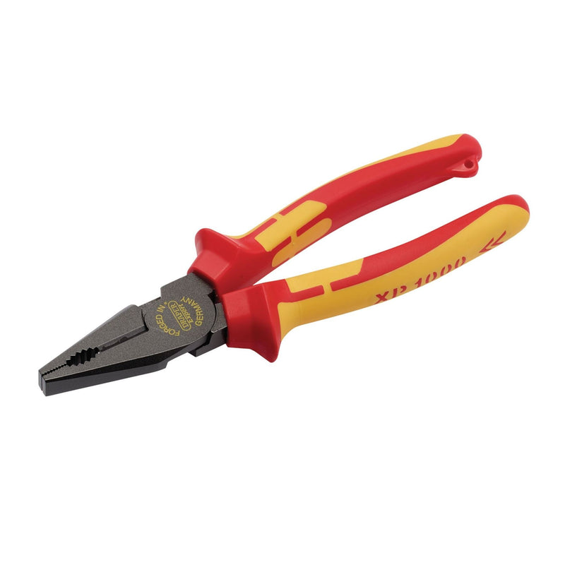 Draper XP1000 VDE Hi-Leverage Combination Pliers, 200mm, Tethered 99064 Draper - Dynamic Drive