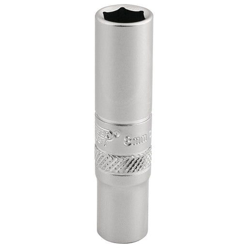 Draper 6 Point Deep Socket, 1/4" Sq. Dr., 8mm 16528 Draper - Dynamic Drive
