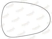 Summit Stick-On Standard Mirror Glass fits Seat Ibiza Exeo 08 on RHS Summit - Dynamic Drive