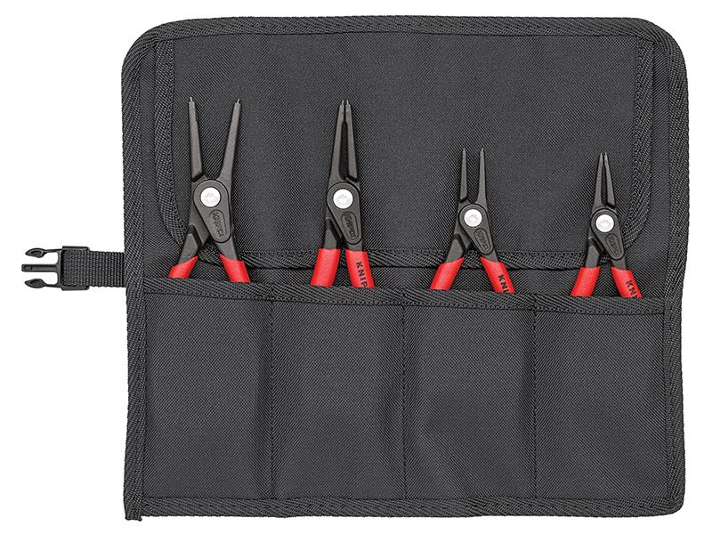 Knipex Precision Circlip Pliers Set in Roll, 4 Piece Knipex - Dynamic Drive