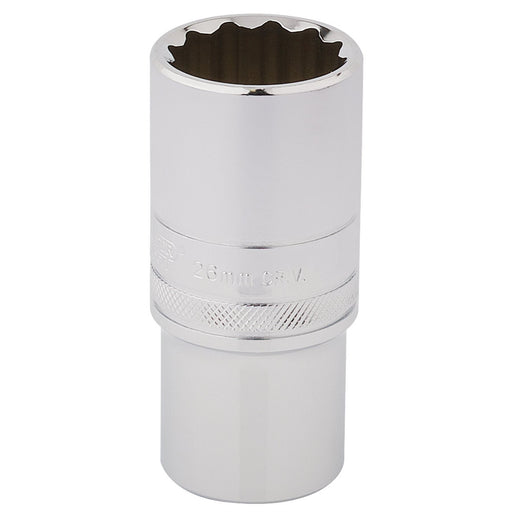 Draper HI-TORQ 12 Point Deep Socket, 1/2" Sq. Dr., 26mm 33838 Draper - Dynamic Drive