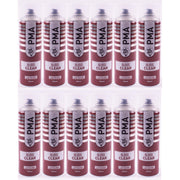 12X PMA Clear Lacquer 500ml Spray Paint Gloss High Coverage Clear Lacquer PMA - Dynamic Drive