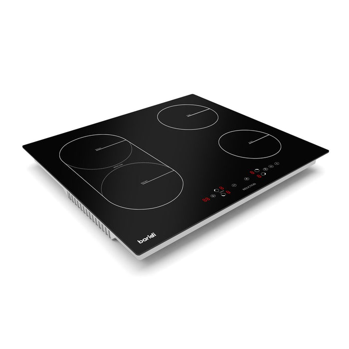Baridi Integrated Induction Hob 4 Cooking Zones & Bridge Zone 60cm 2800W Output Baridi - Dynamic Drive