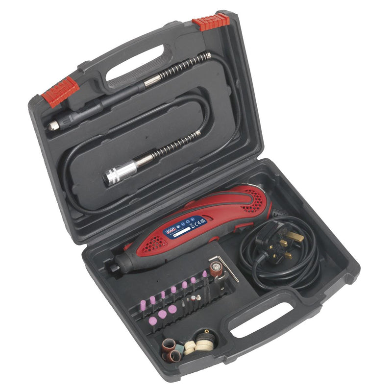 Sealey Multipurpose Rotary Tool & Engraver Kit 40pc 230V E540 Sealey - Dynamic Drive