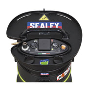 Sealey Vacuum Cleaner Industrial Dust-Free Wet/Dry 35L 1000W/230V Plastic Drum M Sealey - Dynamic Drive