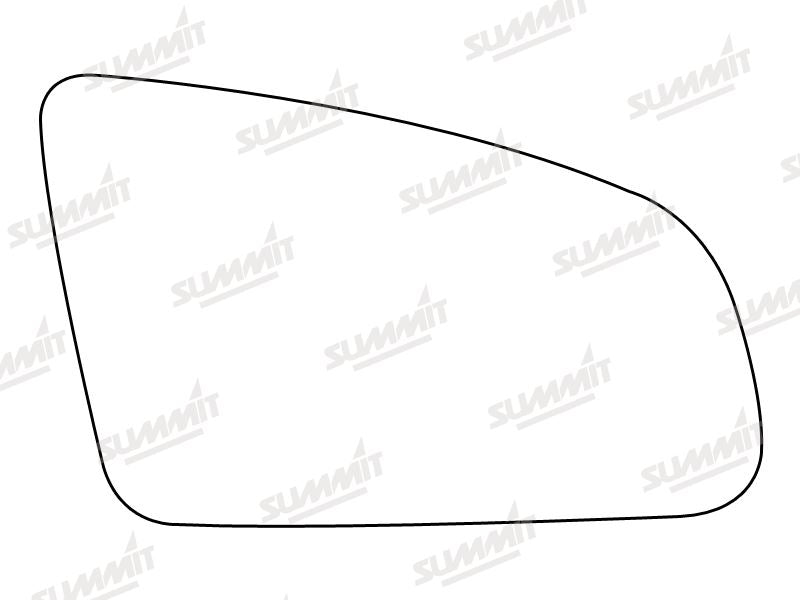Summit Heated Base Plate With Standard Mirror Glass fits Audi A3 A6 RHS Summit - Dynamic Drive