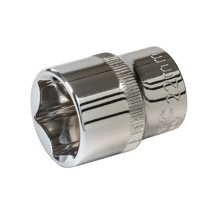 Silverline Socket 1/2" Drive 6pt Metric 22mm Silverline - Dynamic Drive