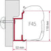 Fiamma Adapter Eura Mobil Karmann (400cm) Fiamma - Dynamic Drive