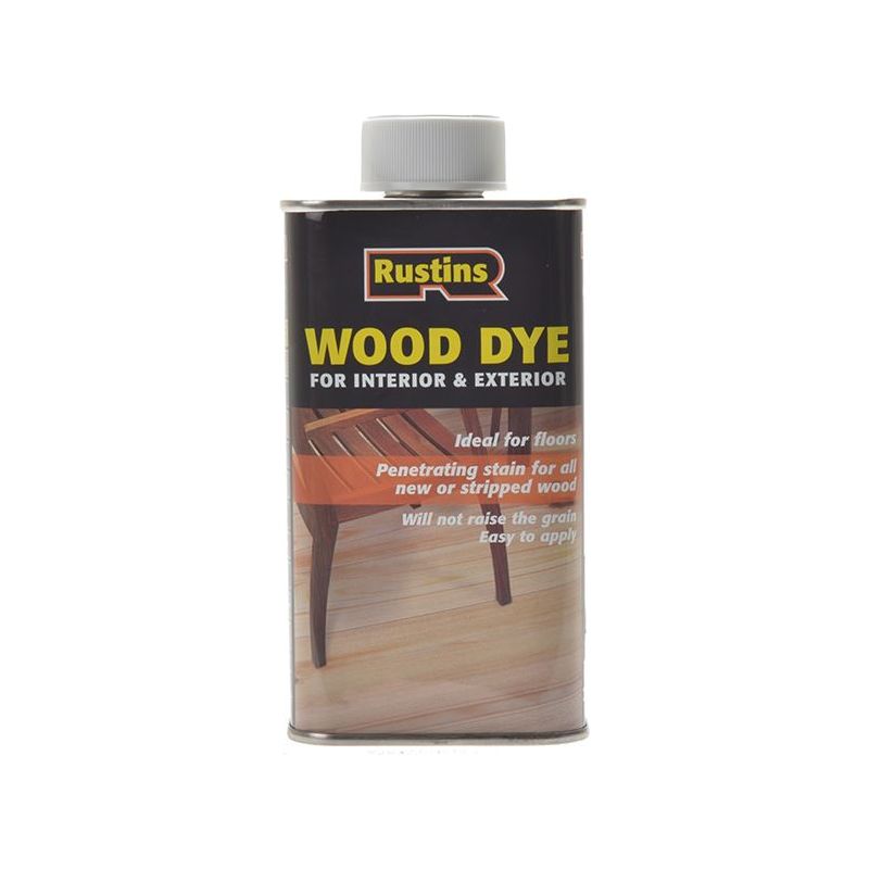 Rustins Wood Dye Walnut 250ml Rustins - Dynamic Drive