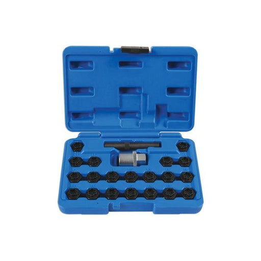 Laser Locking Wheel Nut Key Set 22pc - for BMW 6539 Laser - Dynamic Drive