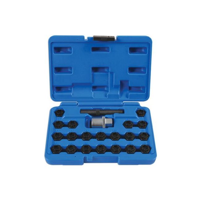 Laser Locking Wheel Nut Key Set 22pc - for BMW 6539 Laser - Dynamic Drive