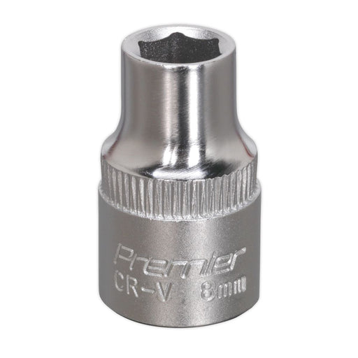 Sealey WallDrive Socket 8mm 3/8"Sq Drive S3808 Sealey - Dynamic Drive