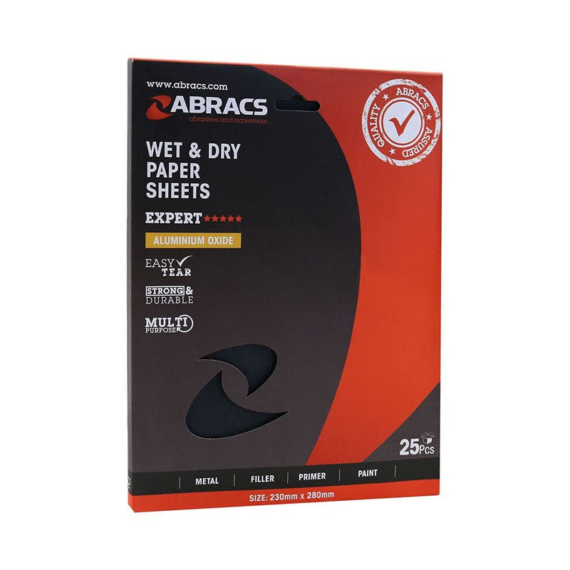 Connect Abracs Wet & Dry Abrasive Sheets P1200 25pc 32161 Tool Connection - Dynamic Drive